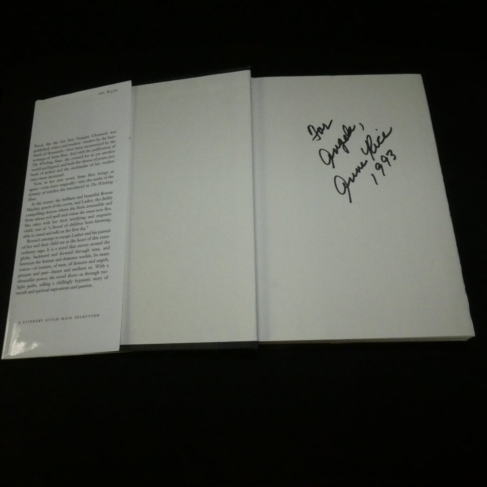 Anne Rice LASHER Signed 1st - Picture 4 of 14